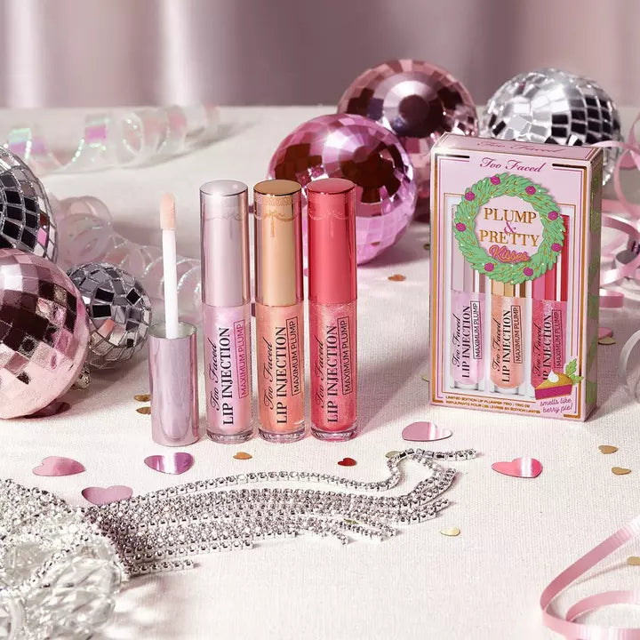 Plump & Pretty Kisses: TOO FACED Lip Plumper Gloss Trio Set