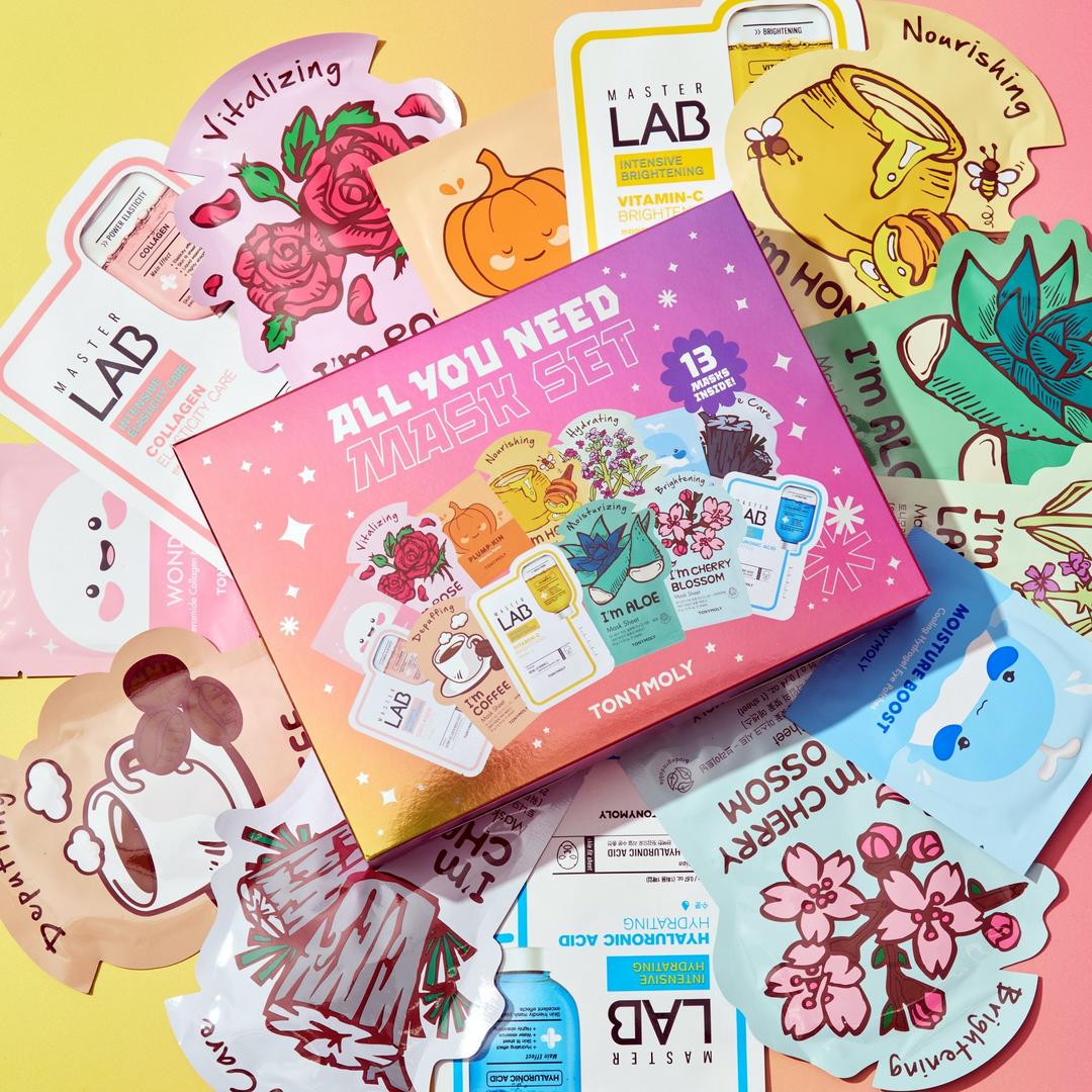 TONYMOLY All You Need 13 Piece Assorted Mask Set
