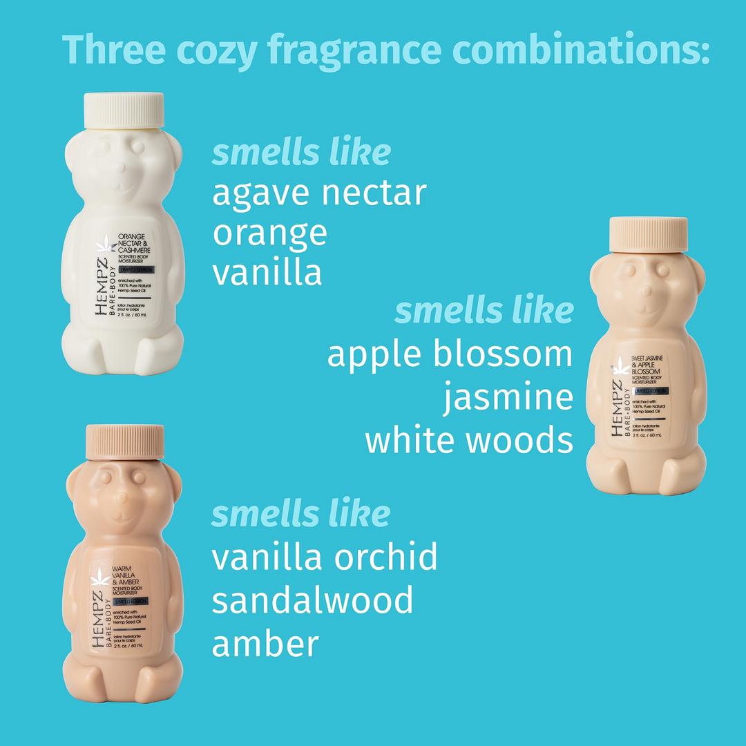 Hempz Limited Edition Bare Necessities Mini Moisturizers Gift Set