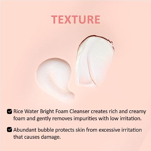 Rice Water Bright-Korean Clean Facial Cleanser-