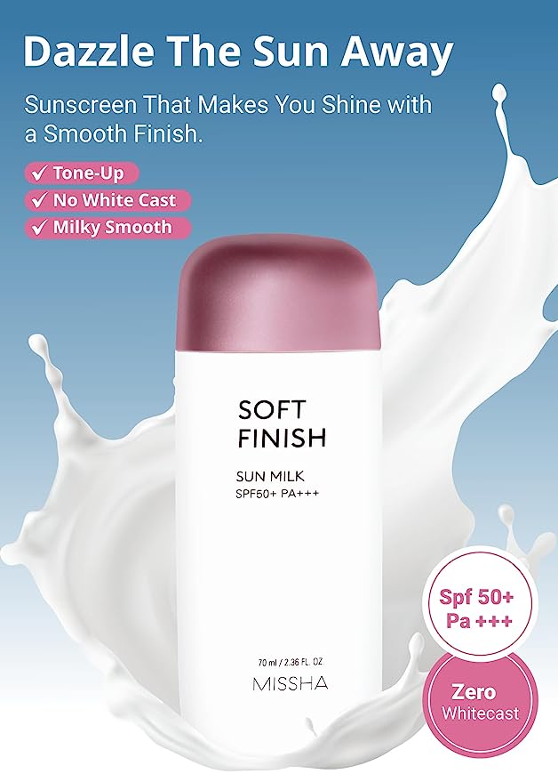 MISSHA All Around Safe Block Soft Finish Sun Milk SPF 50+