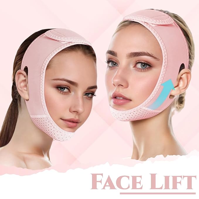 V Line Lifting Mask Chin strap for sleeping, V Line Lifting Mask for Women,Jaw Exerciser