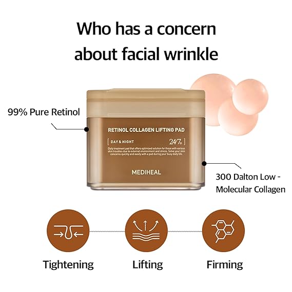 MEDIHEAL Retinol Collagen Lifting Pad