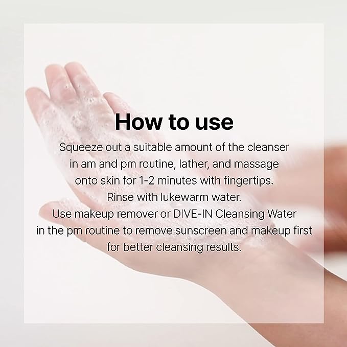Torriden - DIVE-IN Low Molecular Hyaluronic Acid Cleansing Foam
