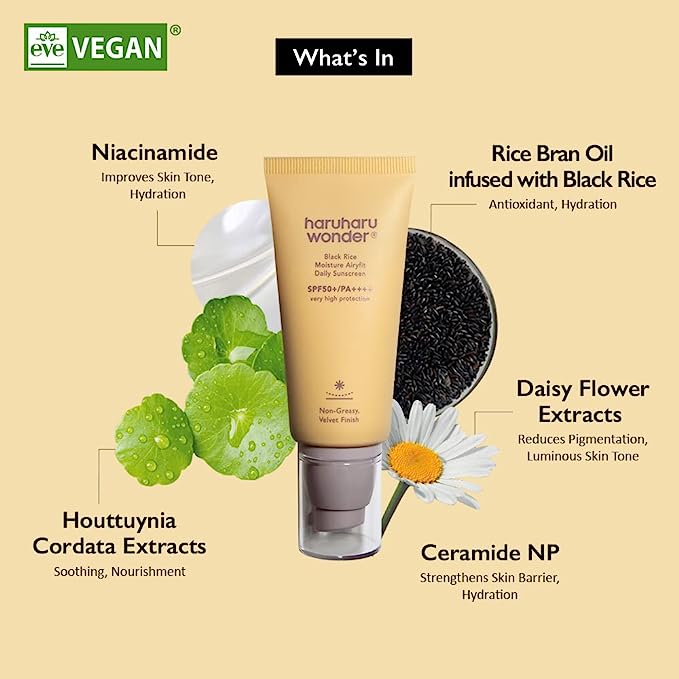 Haruharu WONDER - Black Rice Moisture Airyfit Sunscreen