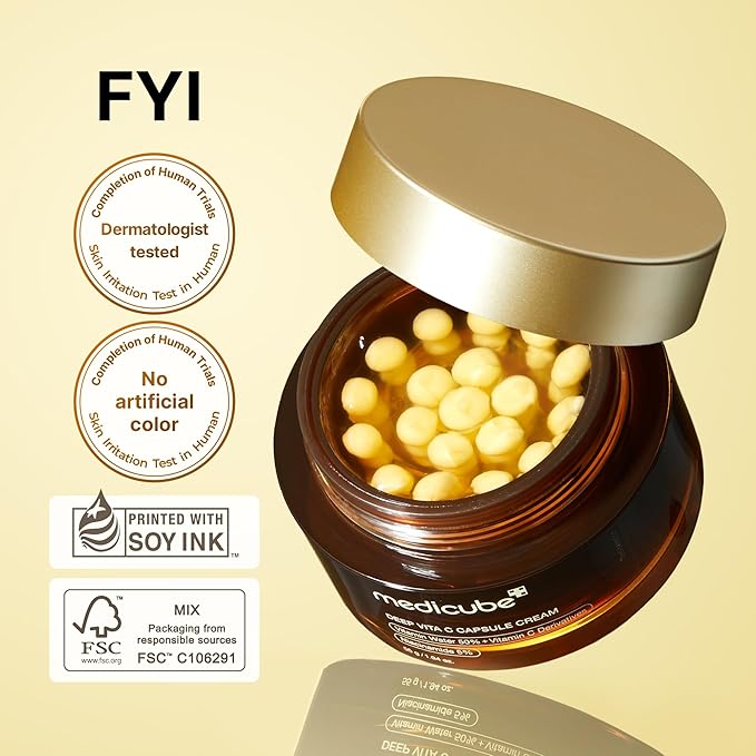 Medicube Deep Vitamin C Golden Capsule Face Moisturize