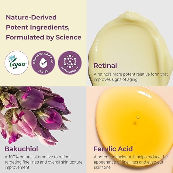 MOTHER MADE Retinol Bakuchiol Night Cream, 1 Fl Oz