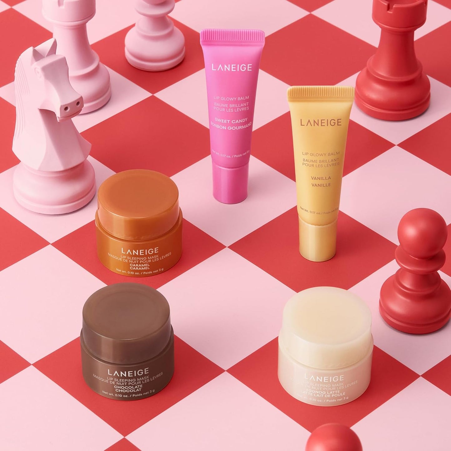 LANEIGE Midnight Minis Lip Glowy Balm and Lip Sleeping Mask Gift Set