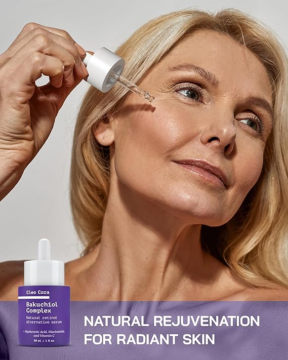 Bakuchiol Retinol Serum - Anti Aging Serum for Face & Eyes