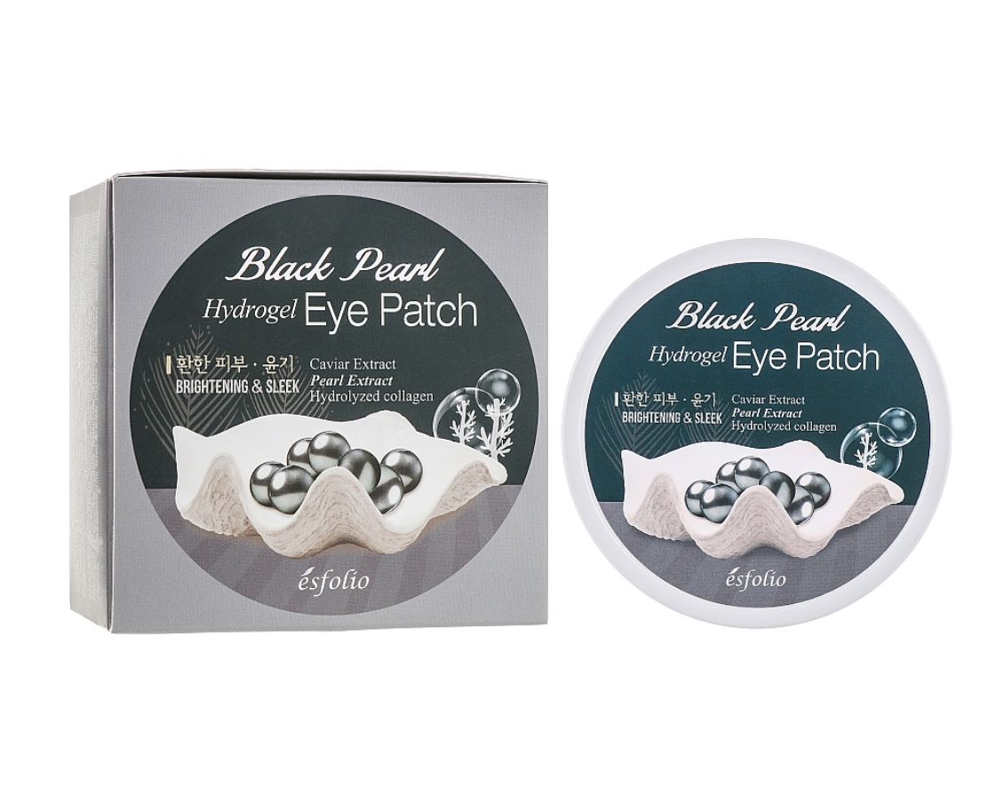 Black pear hydrogel eye patch