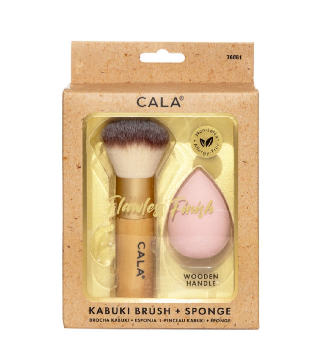 KABUKI BRUSH & SPONGE SET