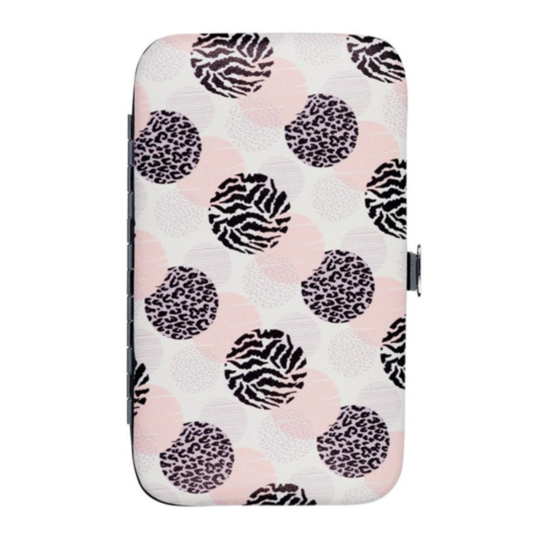 MANICURE SET W/TRAVEL CASE (ANIMAL SPOTS)