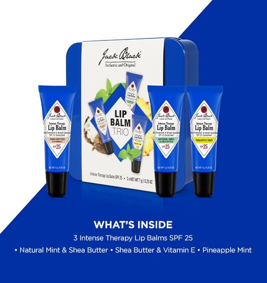 Jack Black Lip Balm Trio