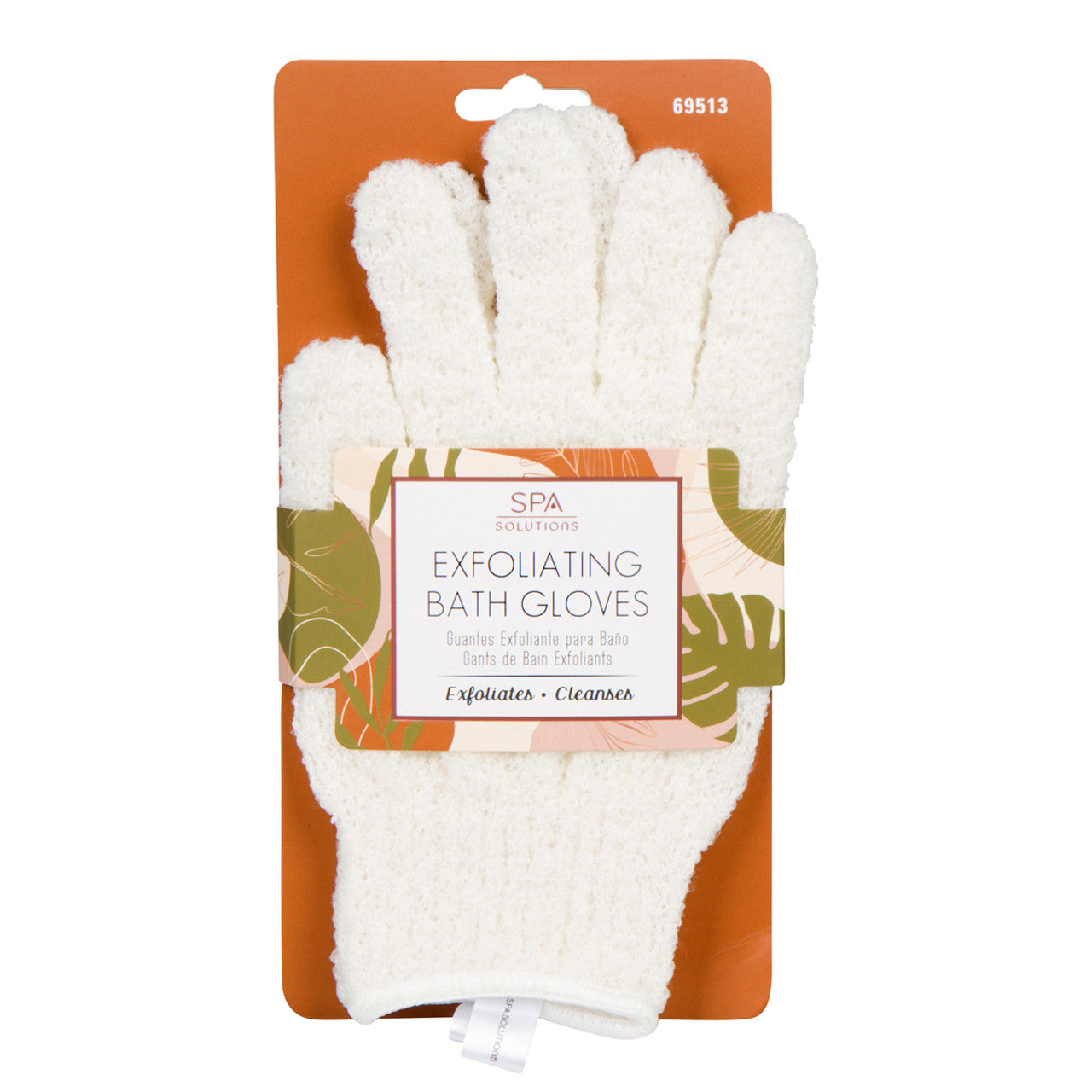 EXFOLIATING BATH GLOVES