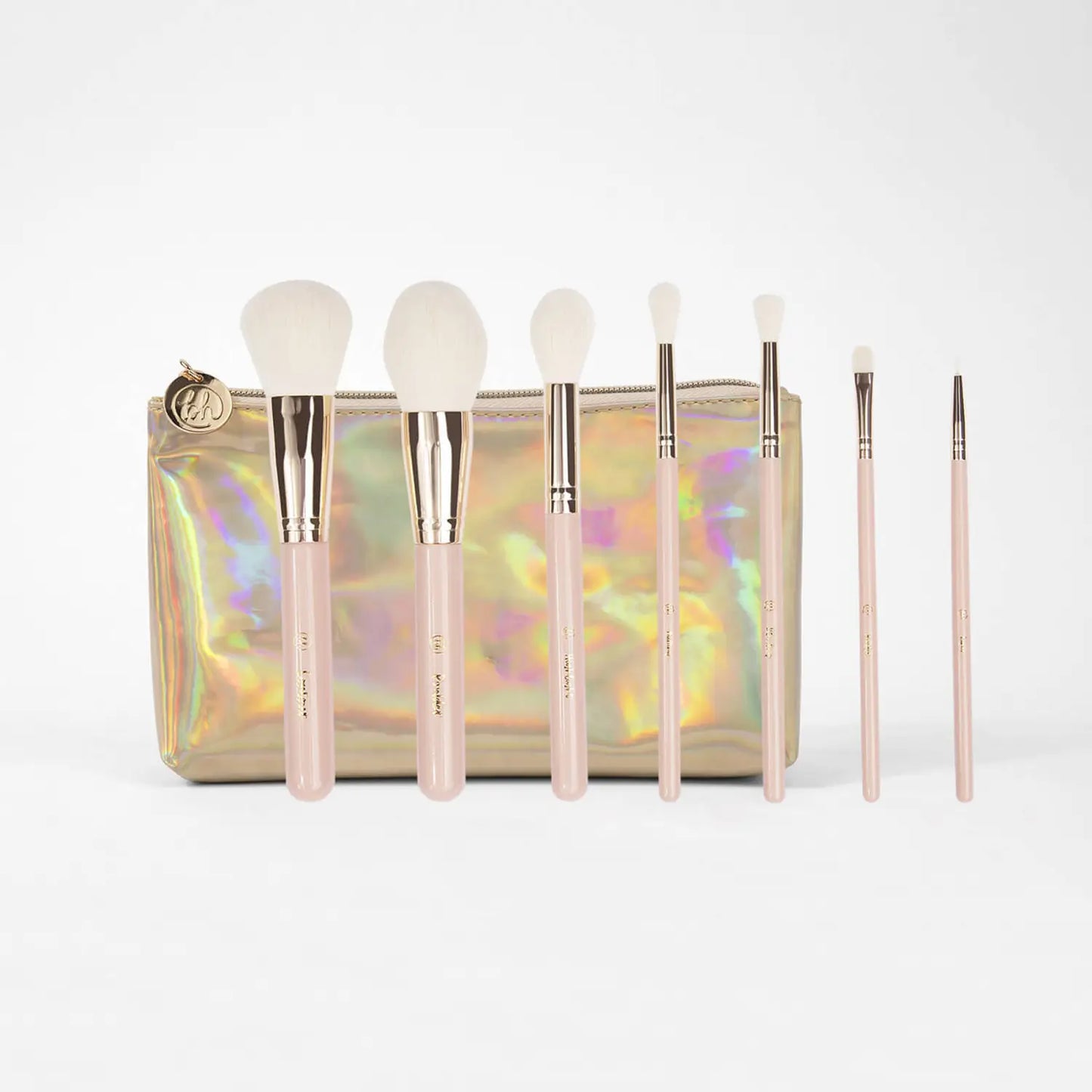 Travel Series - 7 Piece Face & Eye Brush Set with Bag
