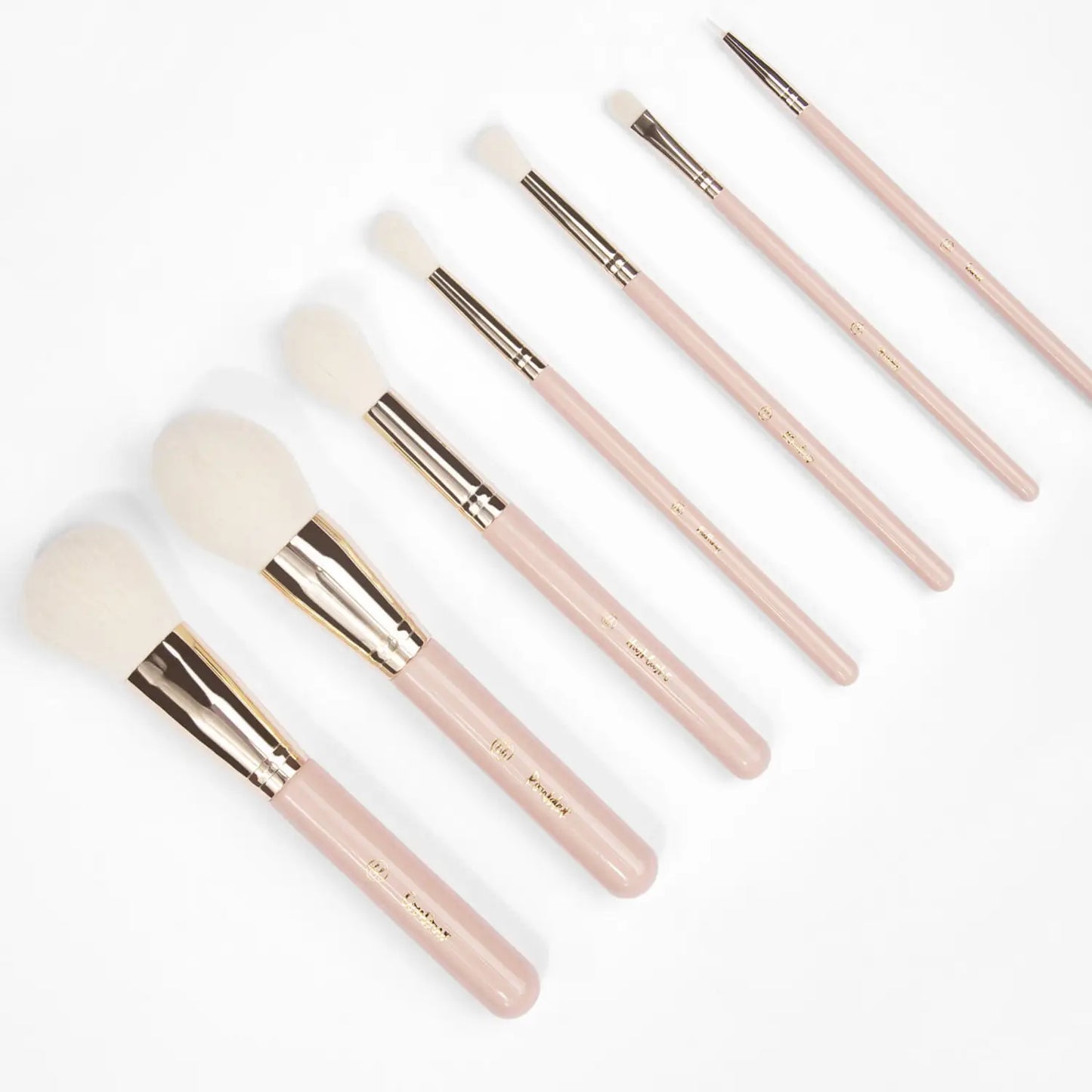 Travel Series - 7 Piece Face & Eye Brush Set with Bag