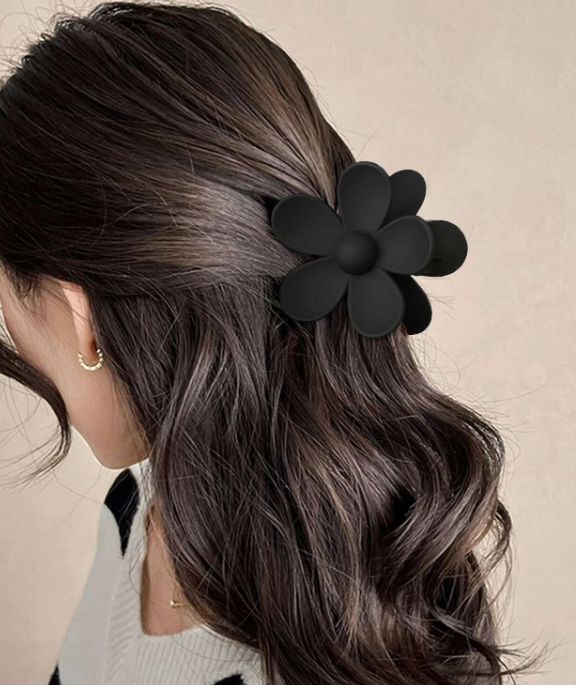 4pcs Flower Design Hair Claw