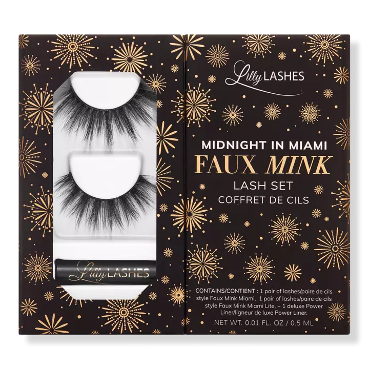 Midnight In Miami Faux Mink Lash Set