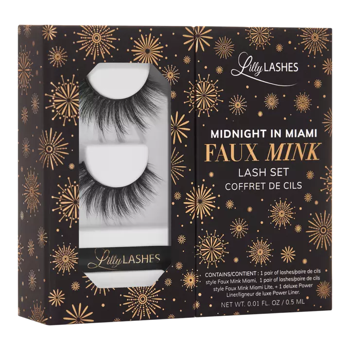 Midnight In Miami Faux Mink Lash Set