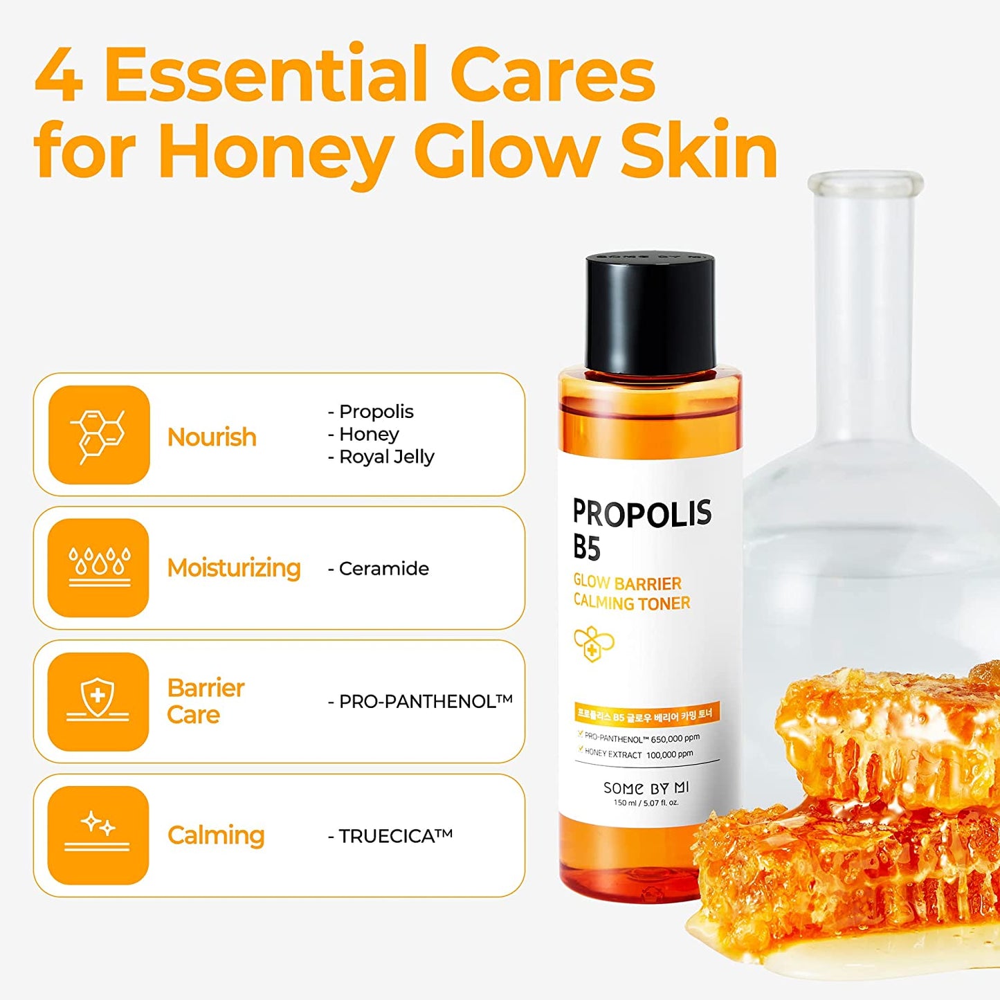 SOME BY MI - Propolis B5 Glow Barrier Calming Toner