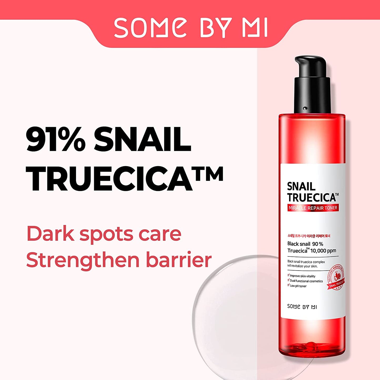 SOME BY MI - Snail Truecica Miracle Repair Toner