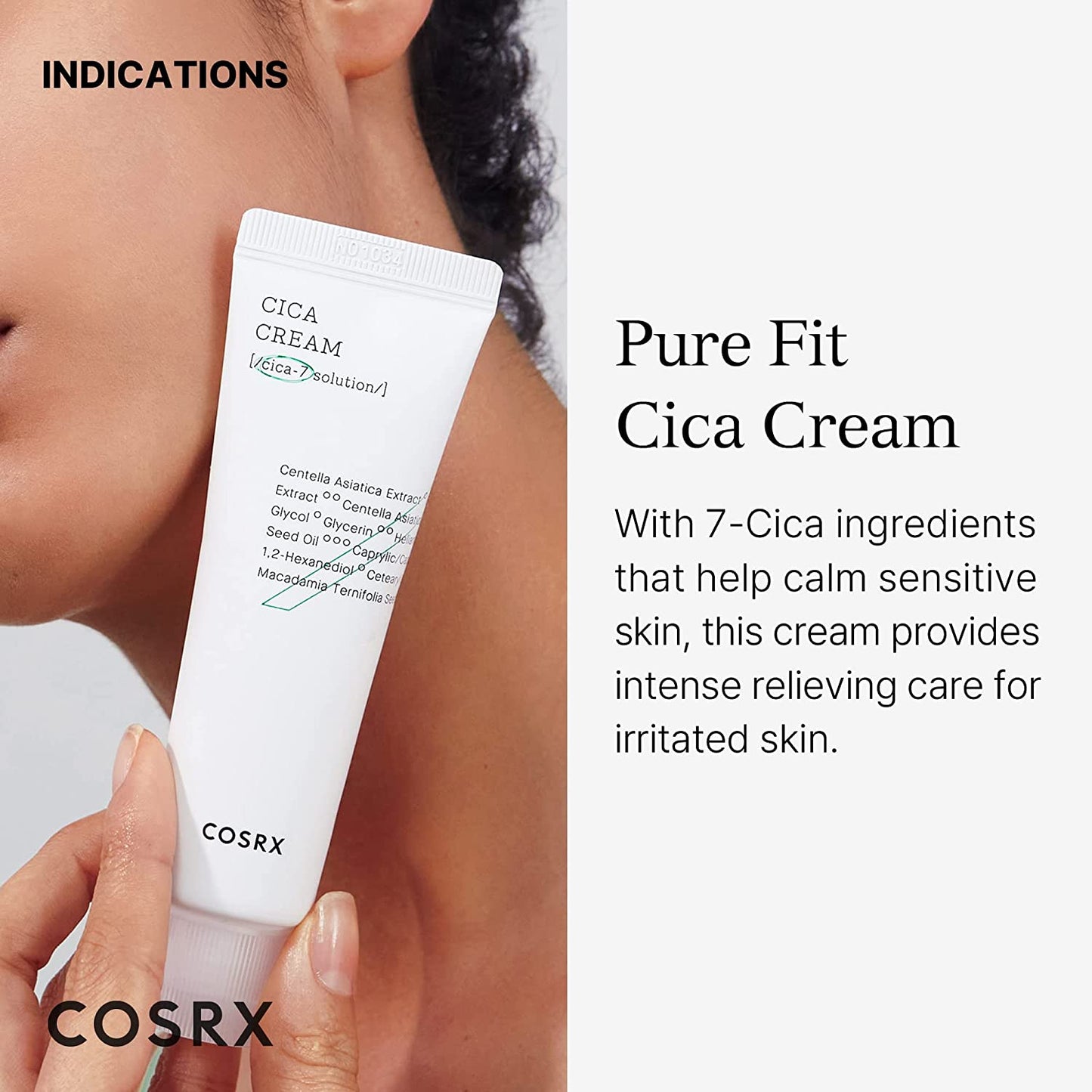 COSRX Pure Fit Cica Cream, 50ml / 1.69 fl.oz | Centella Moisturizer