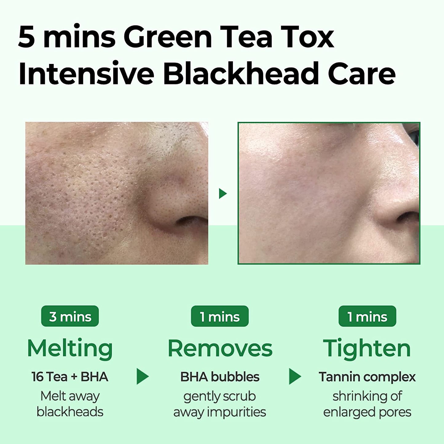 SOME BY MI - Bye Bye Blackhead 30 Days Miracle Green Tea Tox Bubble Cleanser