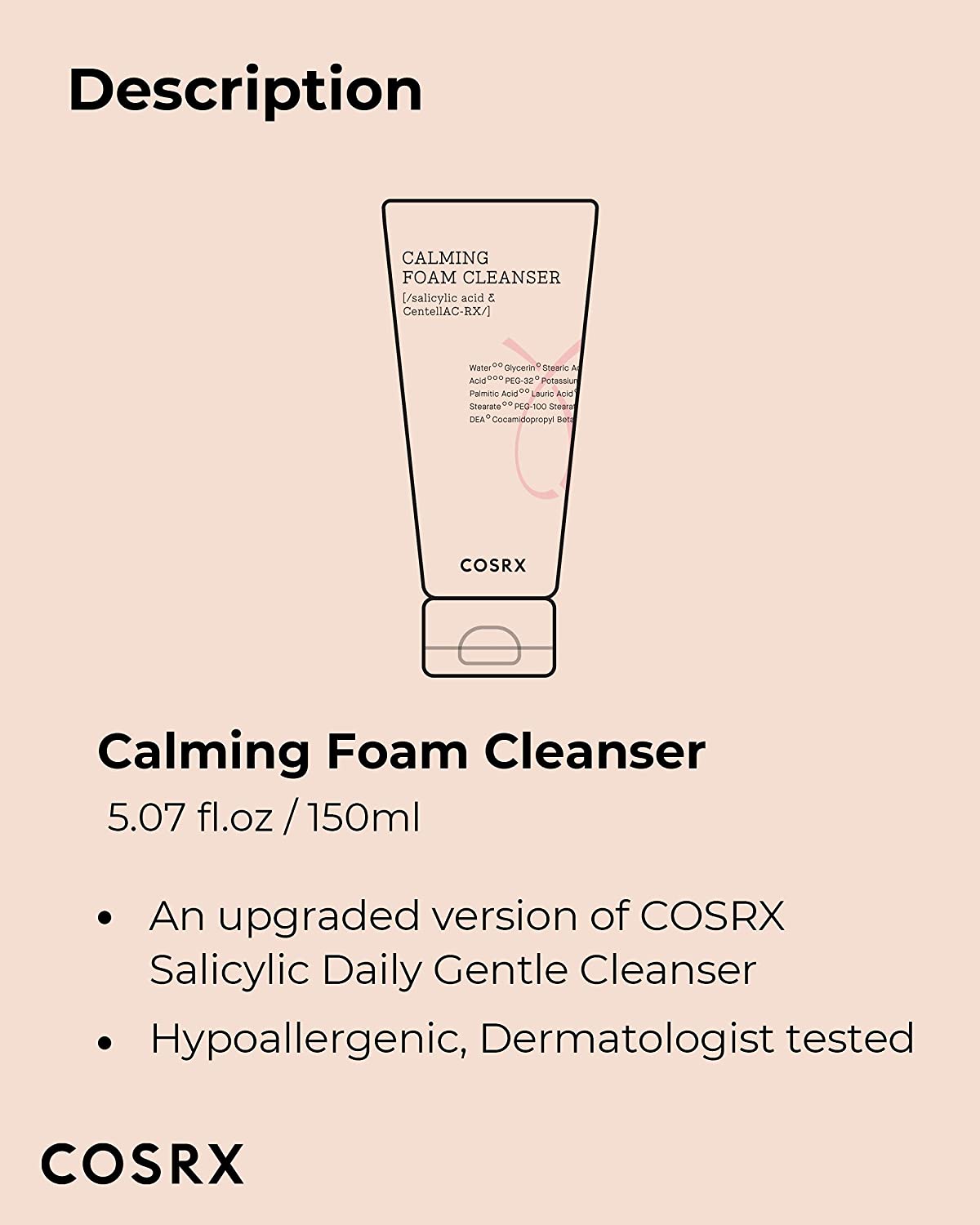 COSRX - AC Collection Calming Foam Cleanser