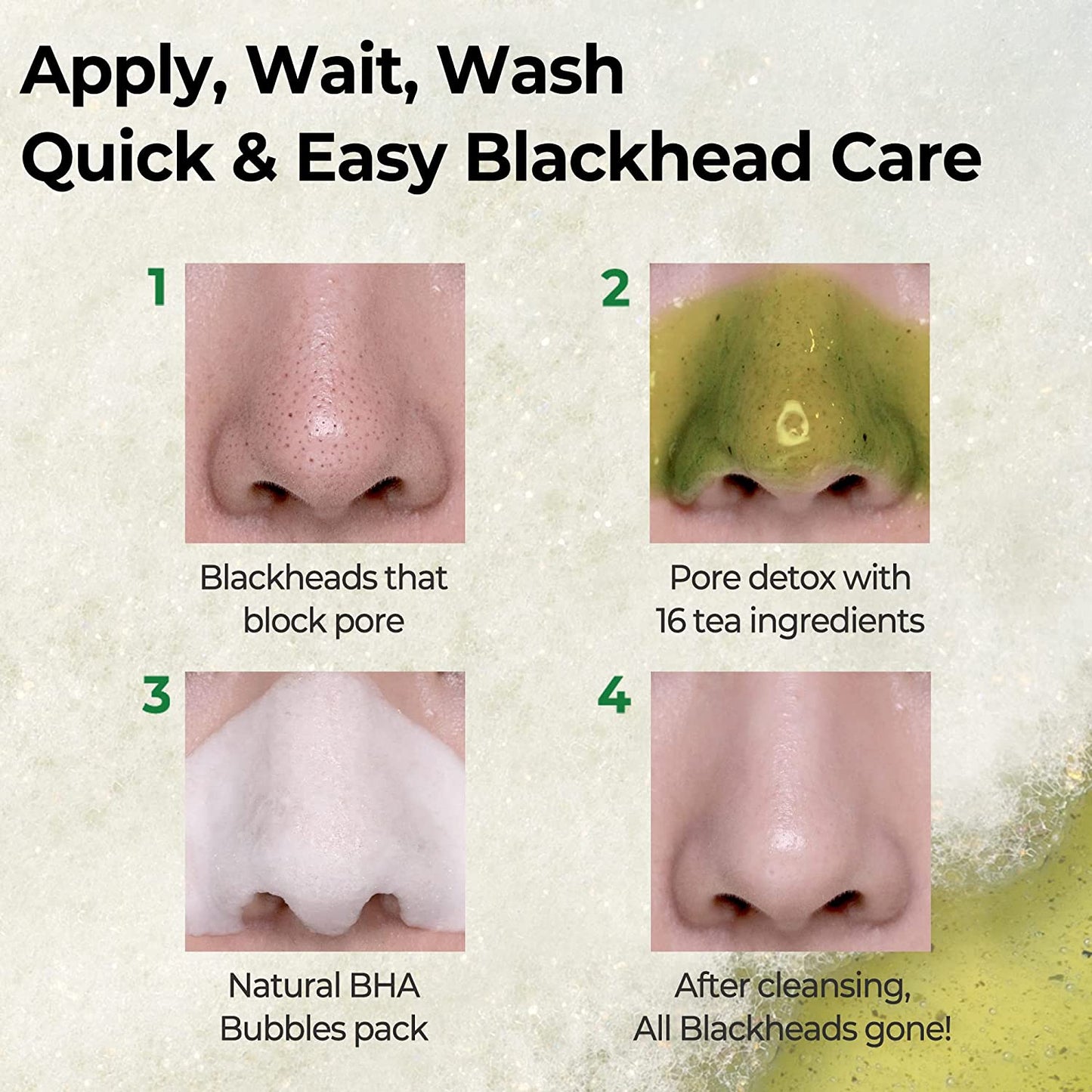 SOME BY MI - Bye Bye Blackhead 30 Days Miracle Green Tea Tox Bubble Cleanser