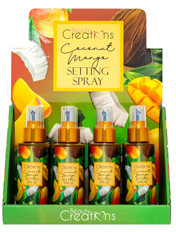 Beauty Creations Wholesale Setting Spray Coconut Mango 12 units