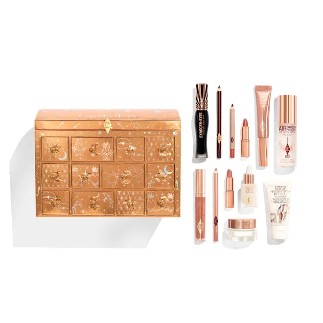 CHARLOTTE'S BEAUTY TREASURE CHEST 12 DOOR BEAUTY ADVENT CALENDAR 2025