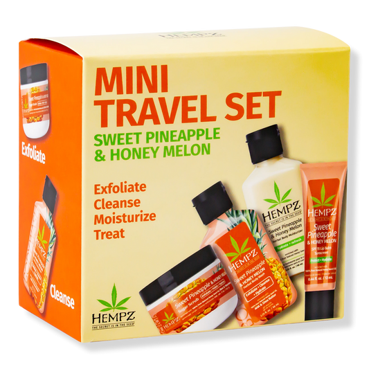 Hempz Sweet Pineapple & Honey Melon Mini Travel Set