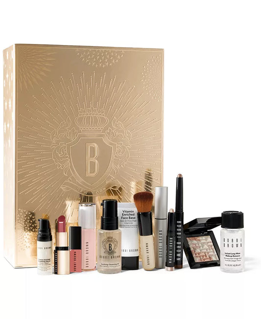 Bobbi Brown 12-Pc. Dazzle & Glow Makeup + Skincare Bestsellers Advent Calendar Gift Set