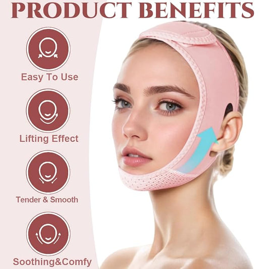 V Line Lifting Mask Chin strap for sleeping, V Line Lifting Mask for Women,Jaw Exerciser