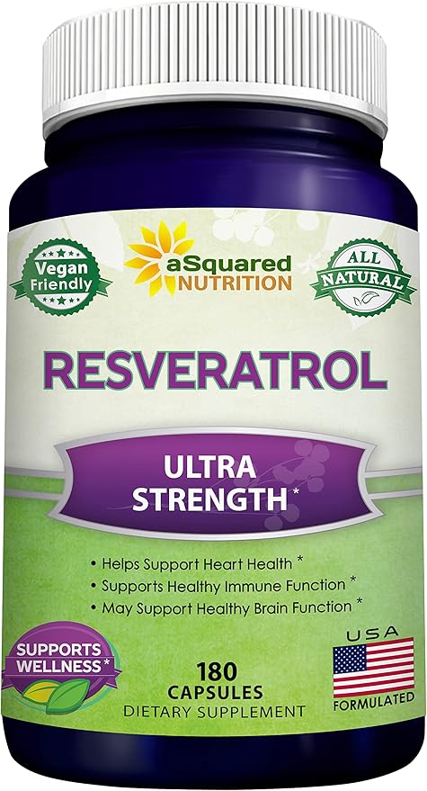 aSquared Nutrition Resveratrol 180 cap