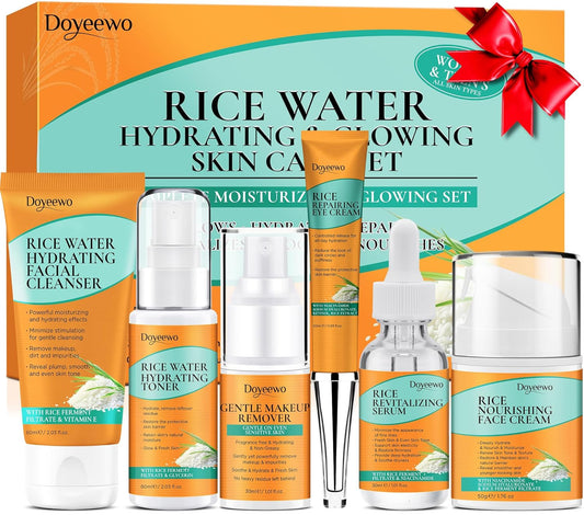 Doyeewo Skin Care Set for Hydrating, Glowing SKin