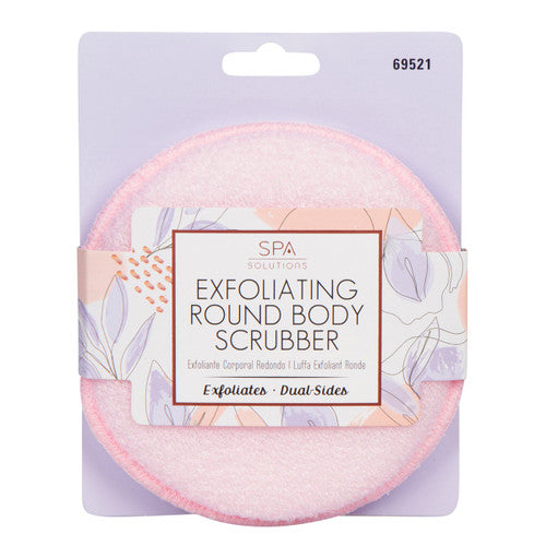 EXFOLIATING ROUND BODY SCRUBBER: