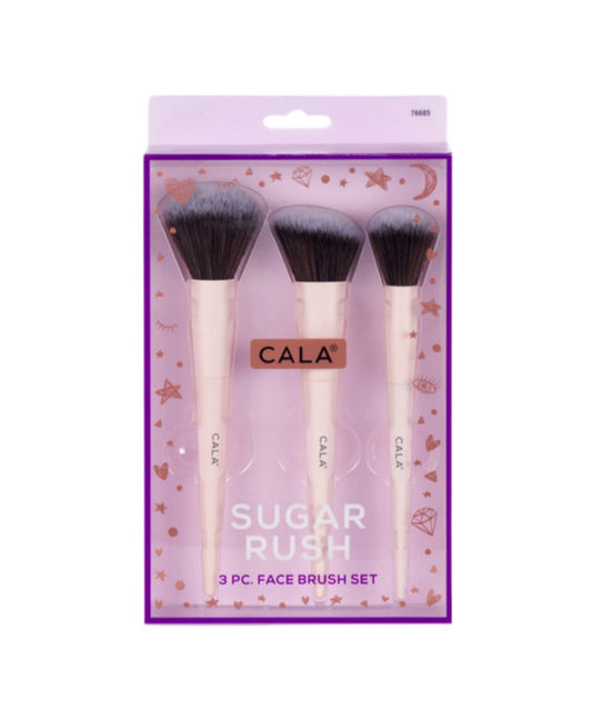SUGAR RUSH FACE BRUSH SET (3PCS)
