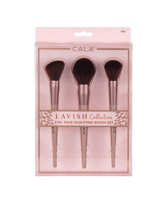 LAVISH FACE SCULPTING BRUSH SET (3PCS)