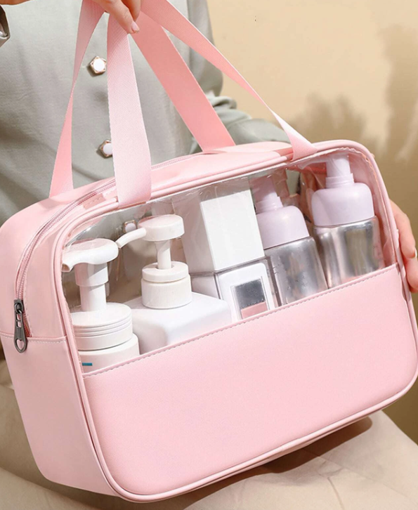 Clear Square Makeup Bag