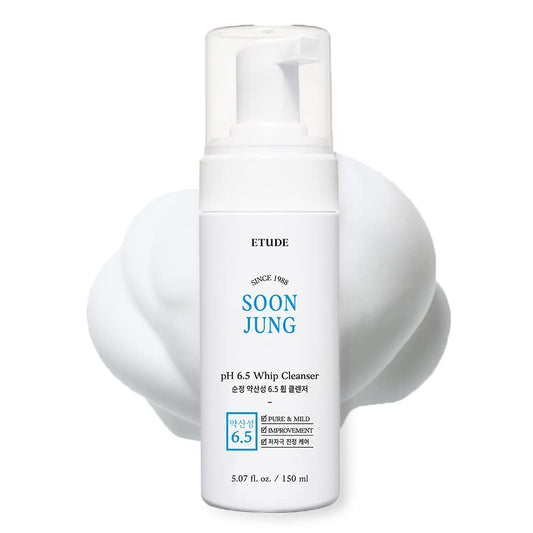 ETUDE - Soon Jung pH 6.5 Whip Cleanser
