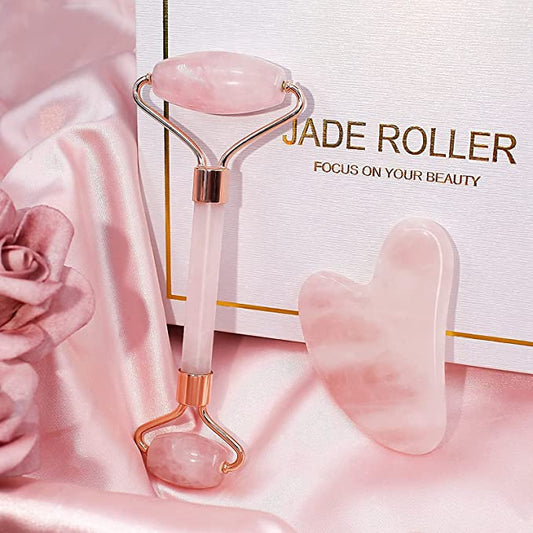 Jade Roller & Gua Sha Set Bundle