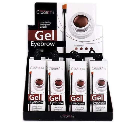 Gel Eyebrow Long Lasting Waterproof - Wholesale Display 12 Units