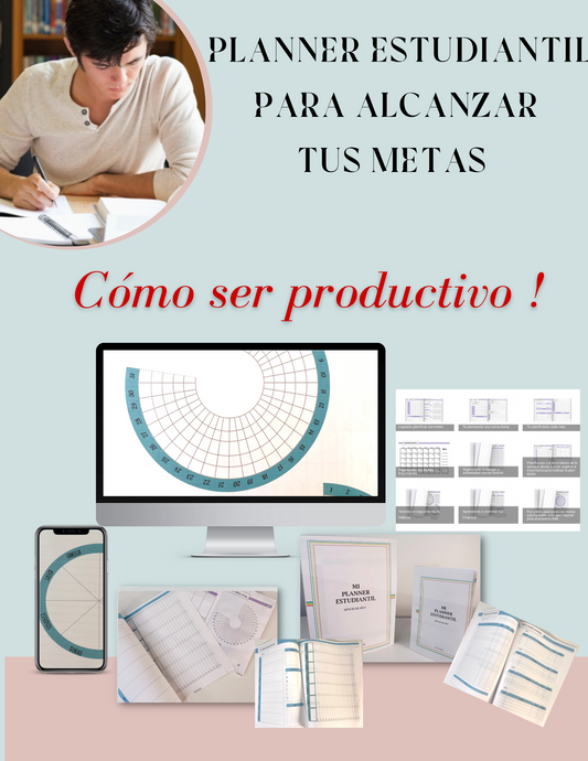 PLANNER MENSUAL ESTUDIANTIL IMPRIMIBLE